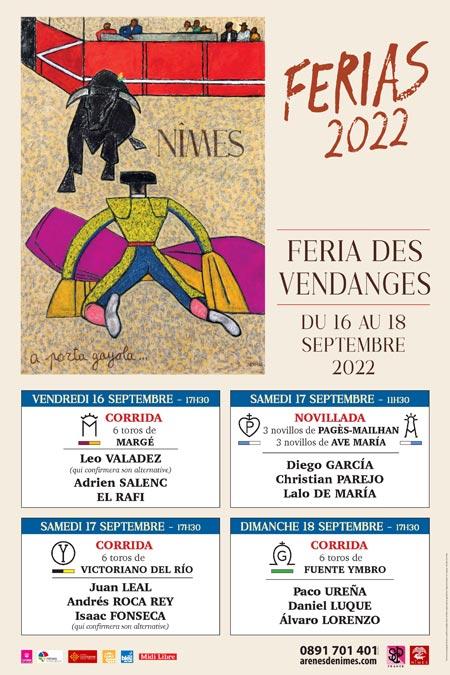 FERIA DES VENDANGES 2022 : PRÉSENTATION DES CARTELS