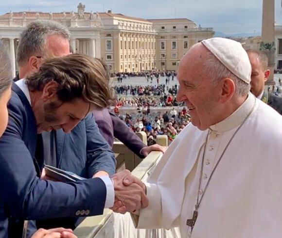 VATICAN : JUAN JOSÉ PADILLA RENCONTRE LE PAPE FRANCOIS