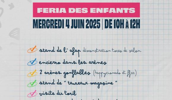 Le programme de la Feria des Enfants