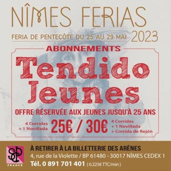 FERIA DE PENTECÔTE : TENDIDO JEUNES, SAISON 2 !